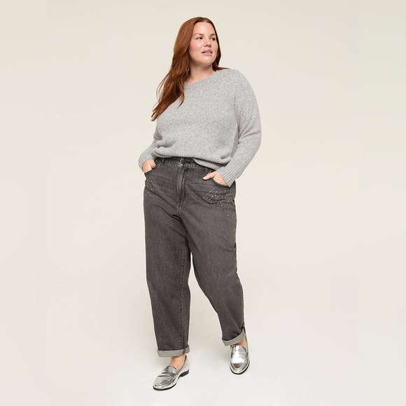 Lane Bryant Light Gray  Sweater - Picture 3 of 9
